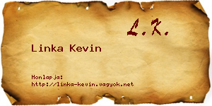 Linka Kevin névjegykártya
